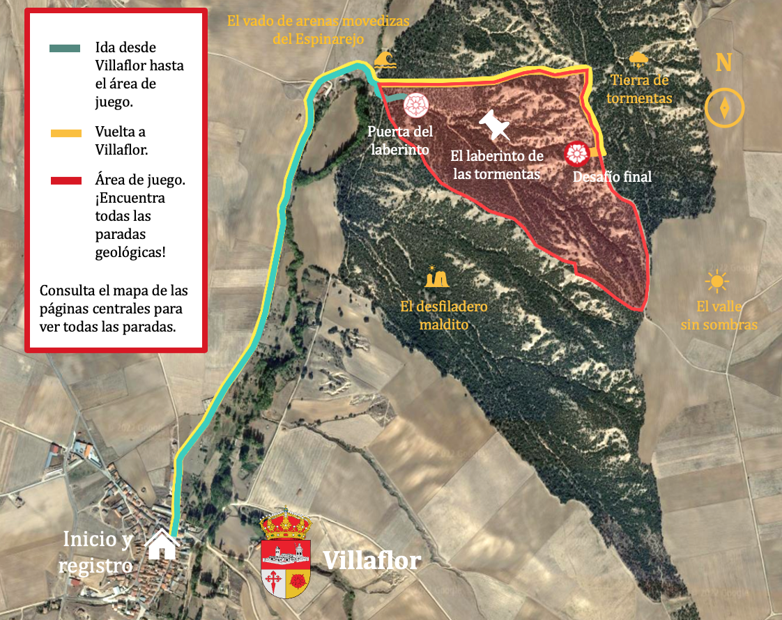 Ruta completa del Geolodía Ávila 2022