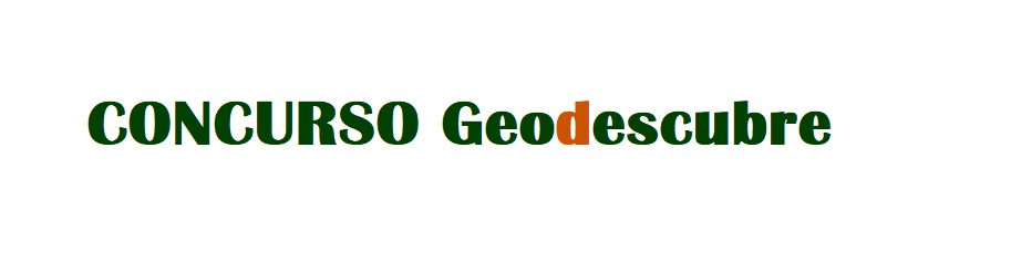Logo Concurso Geodescubre